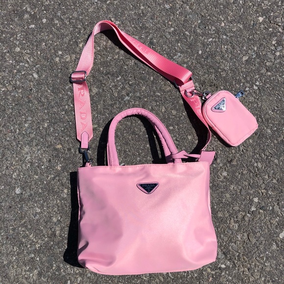 Prada Handbags - Prada Nylon Crossbody Hand Bag